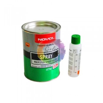 Шпатлівка Розпилююча NOVOL SPRAY 0,8 л